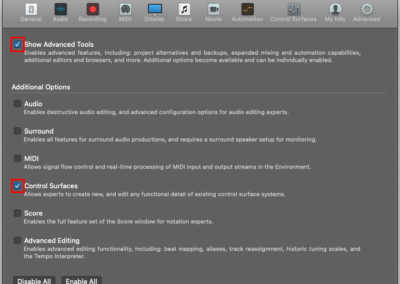 3) Logic Show Advanced Tools