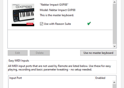 Reason Control Surfaces (Win) - GXP
