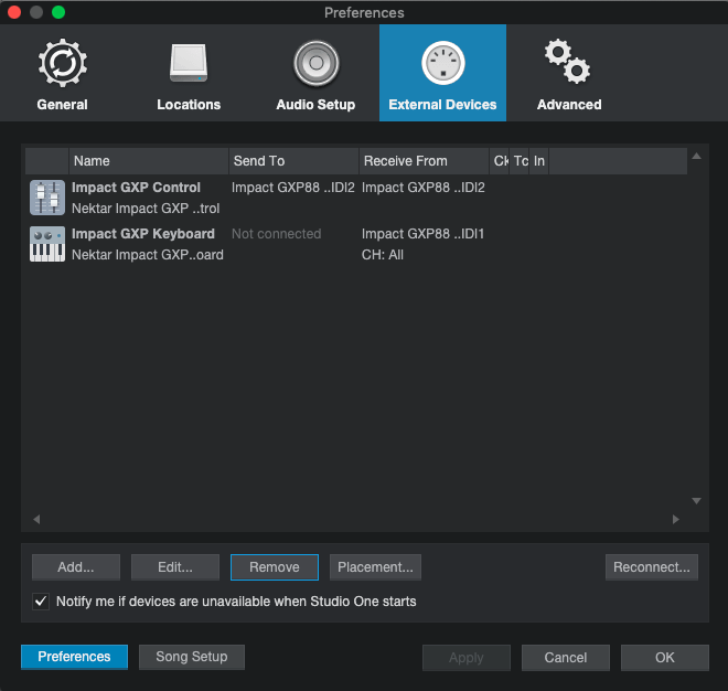 Studio One Setup & Troubleshooting: Impact GXP | Nektar Technology, Inc