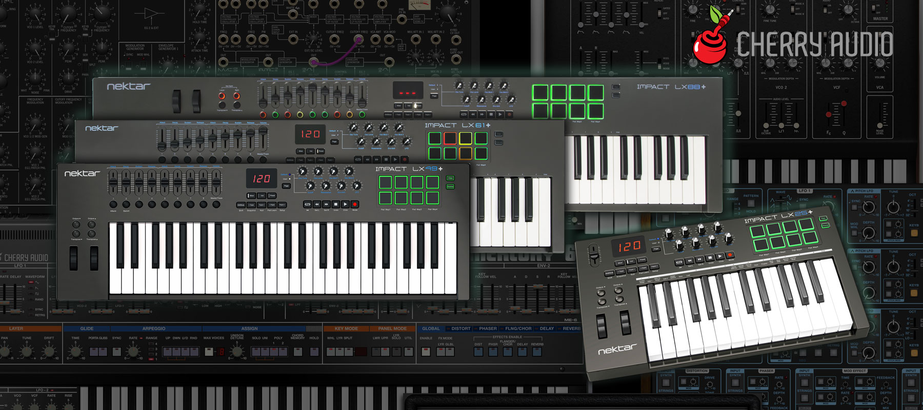 Cherry-Audio-Bundle_LX-plus LX25/49/61/88+ plugin bundle