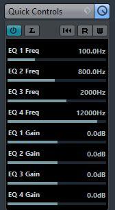 Cubase Track Quick Controls
